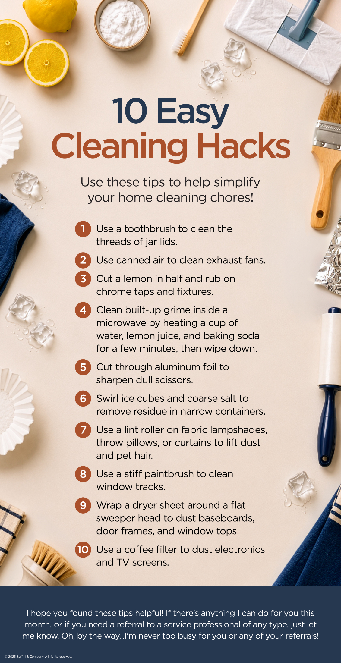 10 Easy Cleaning Hacks to Make Caring for Your Home a Little Easier