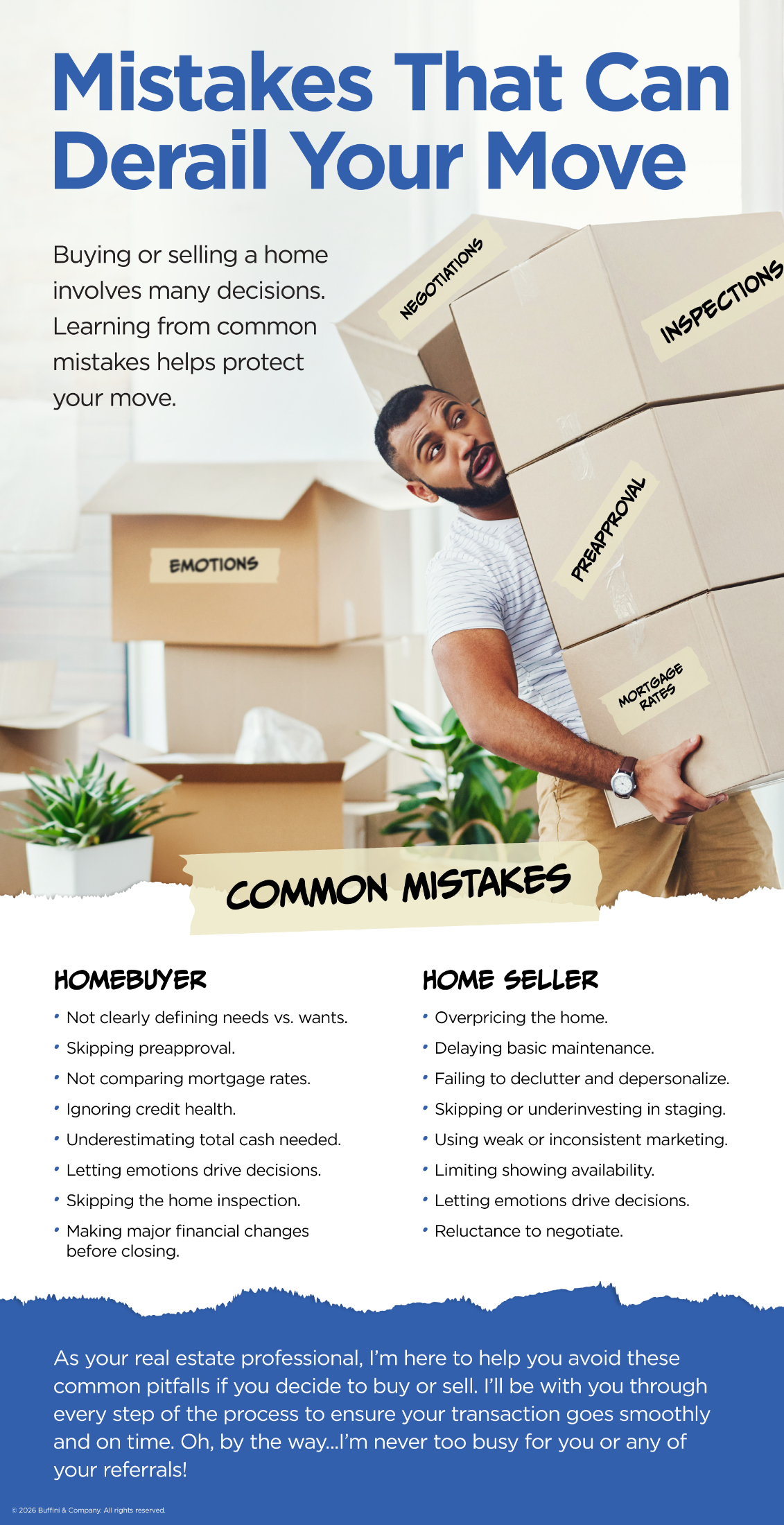 Common Home Buying & Home Selling Mistakes to Avoid in 2026